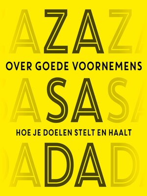 cover image of Over goede voornemens